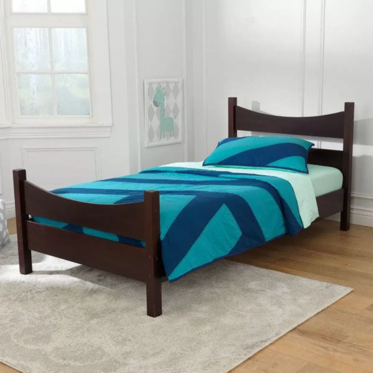 Bedroom^KidKraft Addison Twin Size Bed - Espresso
