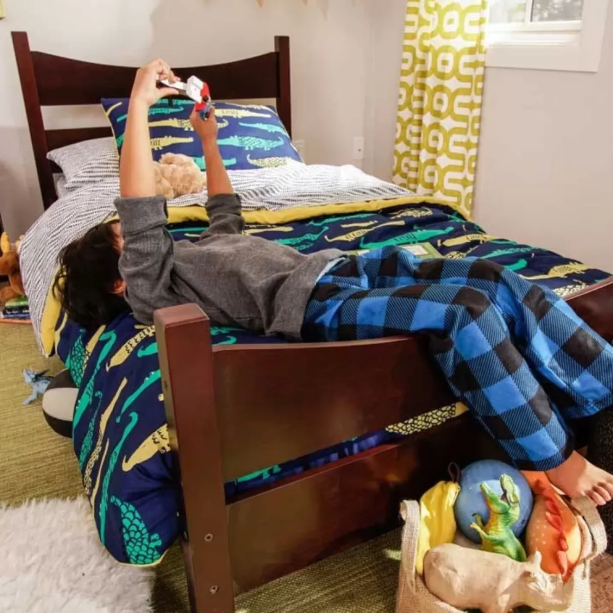 Bedroom^KidKraft Addison Twin Size Bed - Espresso