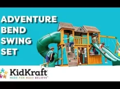 Swing Sets^KidKraft Adventure Bend Swing Set
