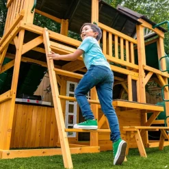 Swing Sets^KidKraft Adventure Bend Swing Set