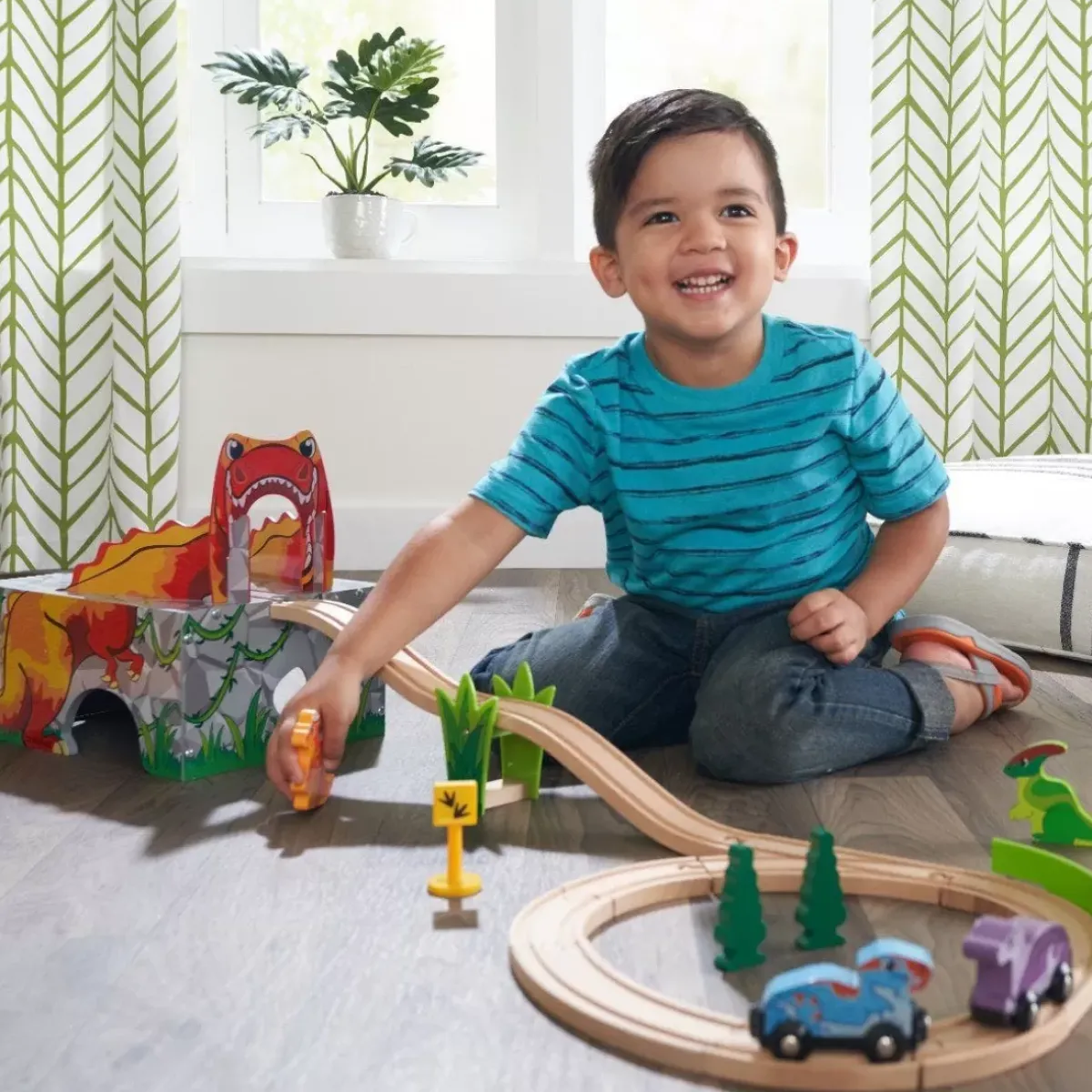 Adventure Tracks Collection^KidKraft Adventure Tracks™: Dino World T-Rex Tremor Cave