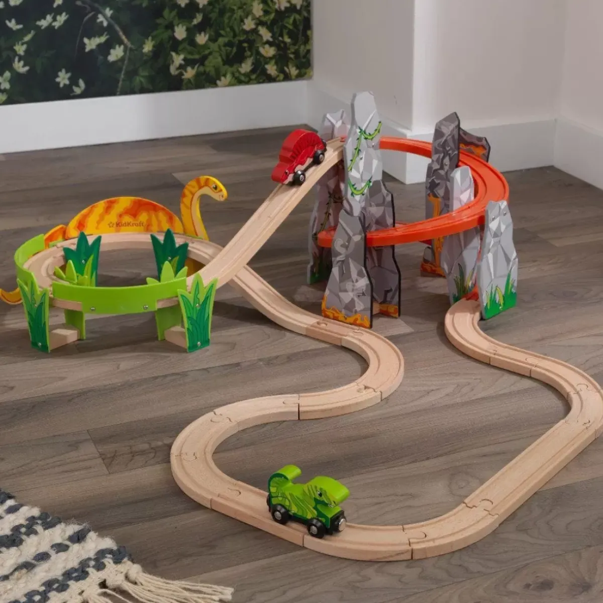 Adventure Tracks Collection^KidKraft Adventure Tracks™: Dino World Volcano Escape