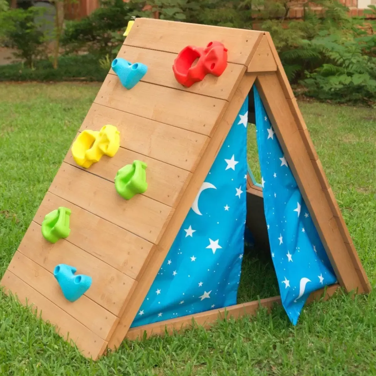 Toddler Climbers^KidKraft A-Frame Hideaway & Climber