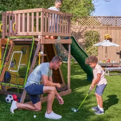 Swing Sets^KidKraft All-In-One Sports Adventure Playset