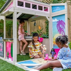 Outdoor Playhouses^KidKraft Barbie Seaside Playhouse
