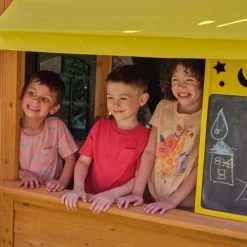 Swing Sets^KidKraft Bear Cave Lodge Swing Set / Playset