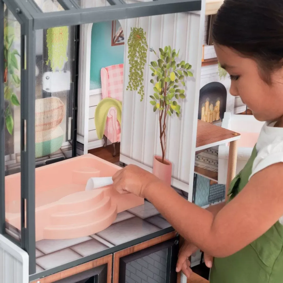 Dollhouses^KidKraft Celeste Mansion Dollhouse With Ez Kraft Assembly™