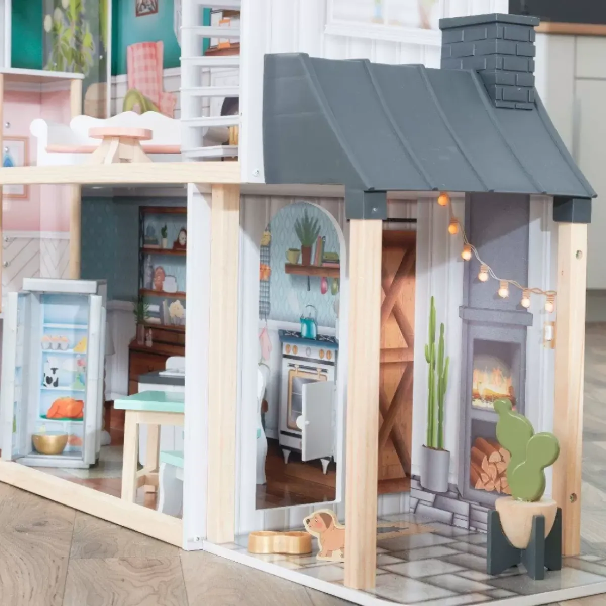 Dollhouses^KidKraft Celeste Mansion Dollhouse With Ez Kraft Assembly™