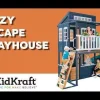 Swing Sets^KidKraft Cozy Escape Playhouse - Navy