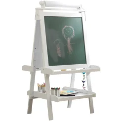 Playroom^KidKraft Deluxe Wooden Easel - White
