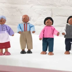 Dolls^KidKraft Doll Family Of 7 - African American