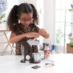 Play Kitchen Accessories^KidKraft Espresso Coffee Set
