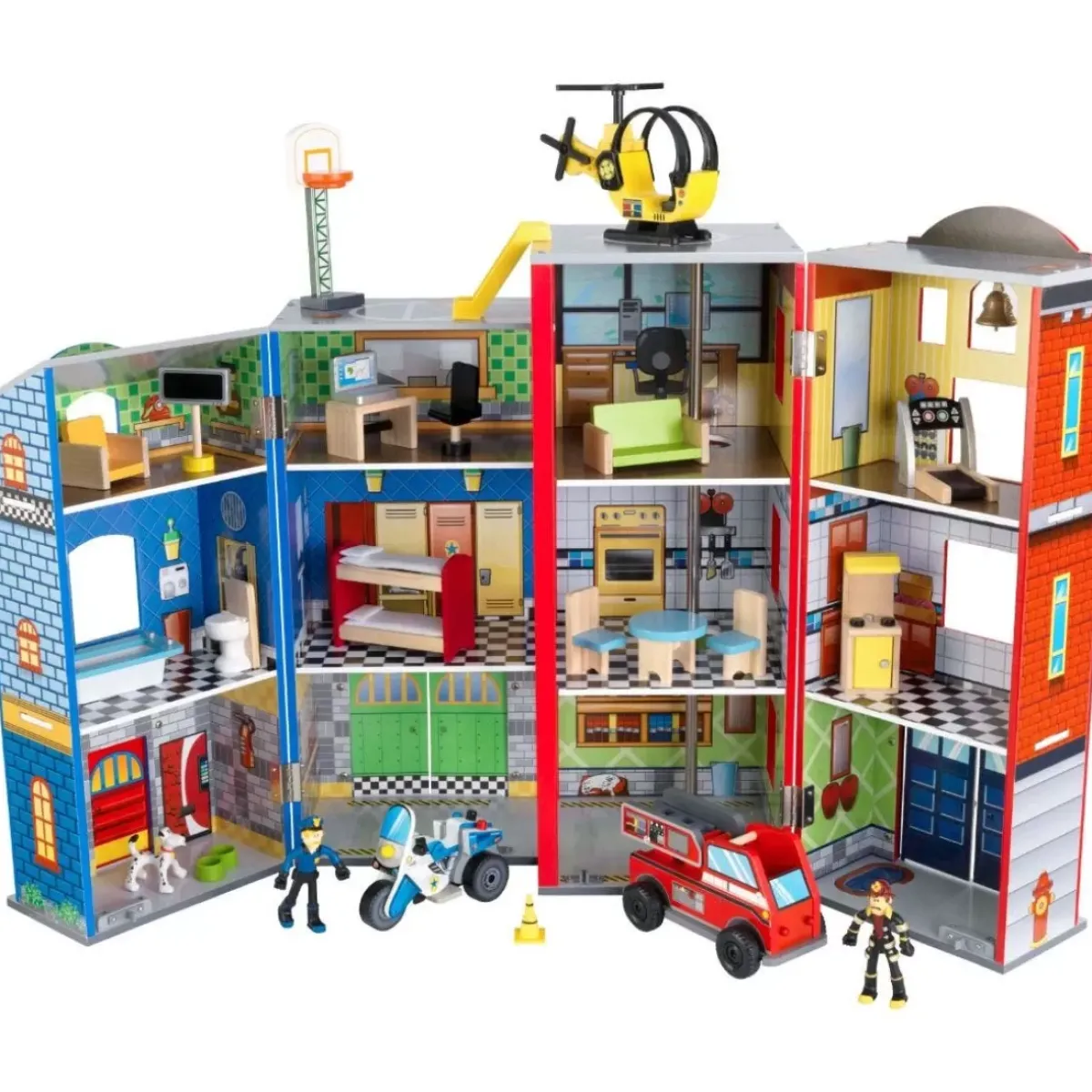 Play Sets^KidKraft Everyday Heroes Wooden Play Set