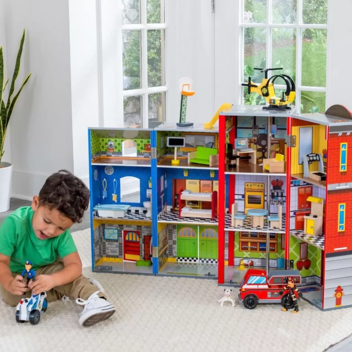 Play Sets^KidKraft Everyday Heroes Wooden Play Set