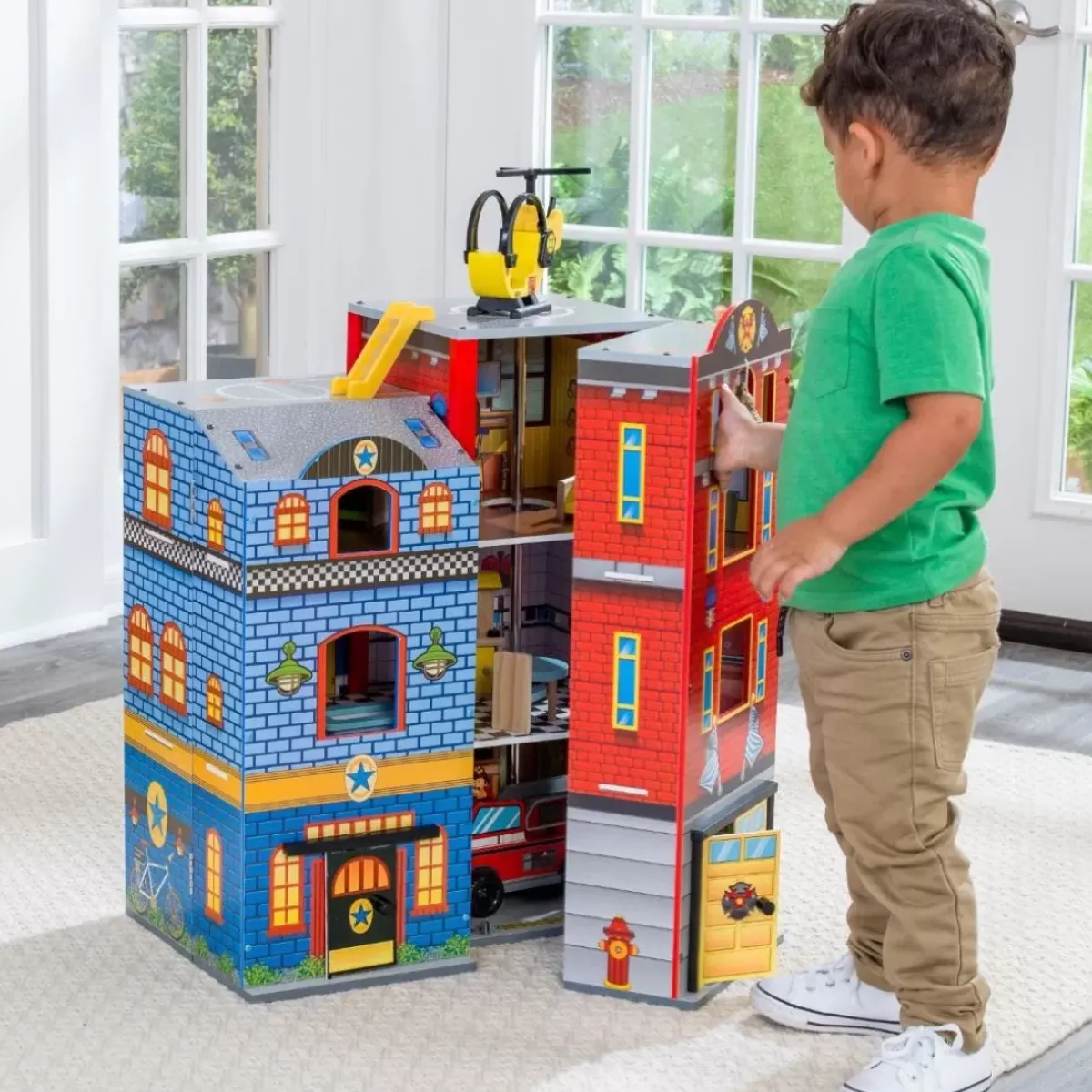 Play Sets^KidKraft Everyday Heroes Wooden Play Set