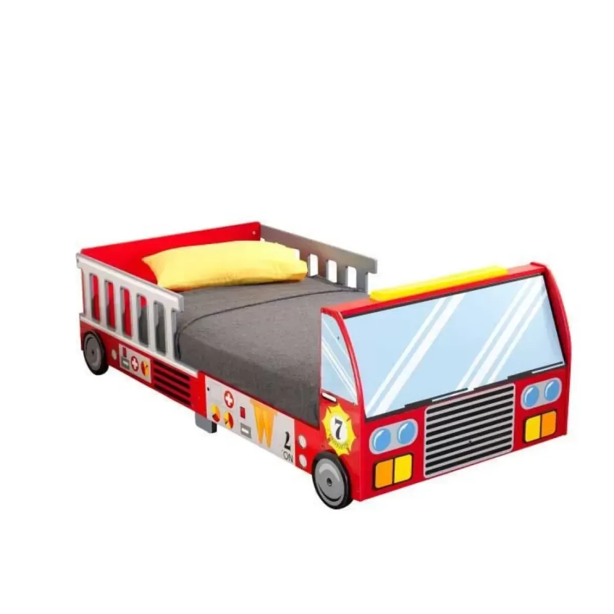 Bedroom^KidKraft Fire Truck Toddler Bed