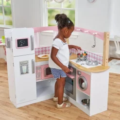Play Kitchens^KidKraft Grand Gourmet Corner Play Kitchen