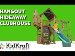 Swing Sets^KidKraft Hangout Hideaway Clubhouse Playset