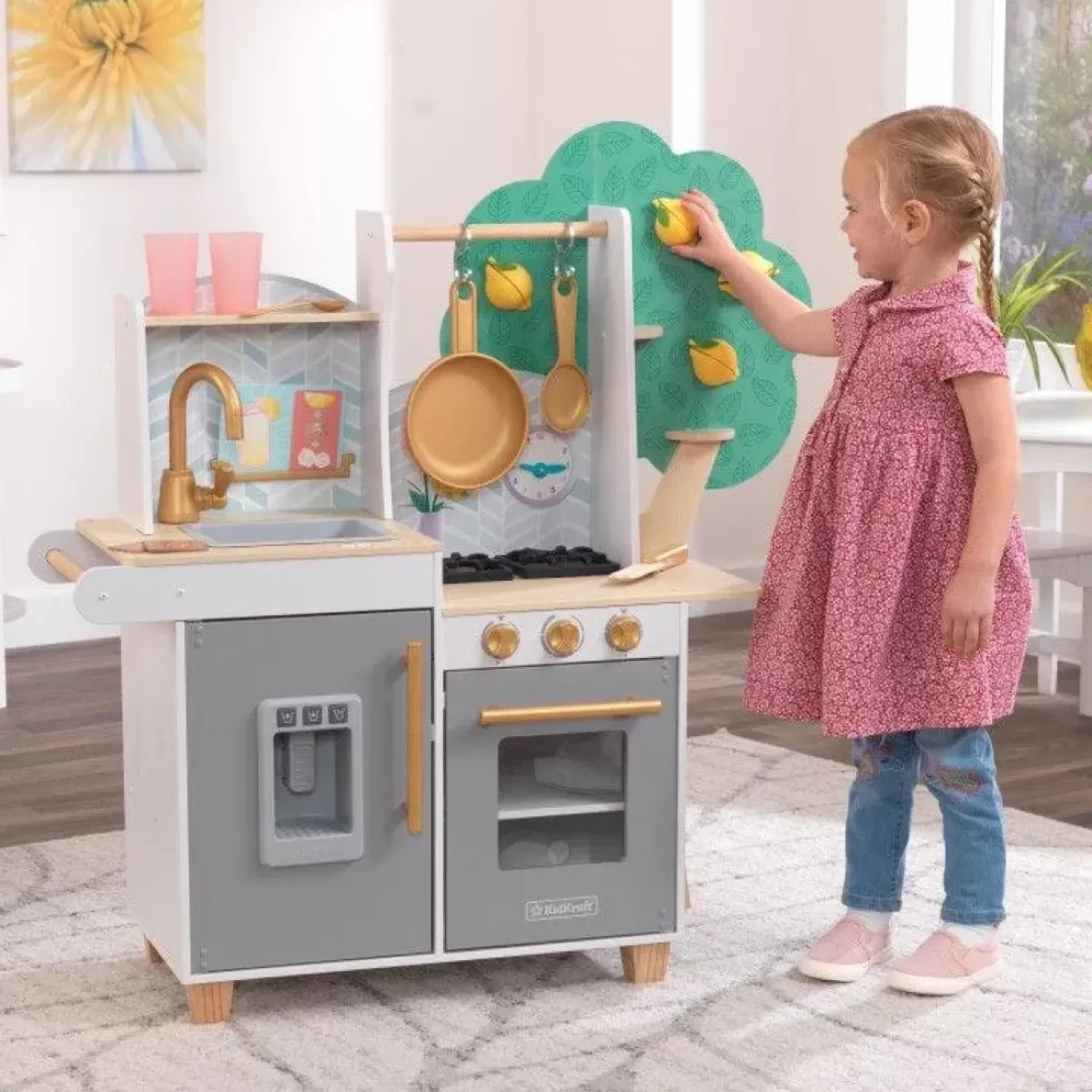 Play Kitchens^KidKraft Happy Harvest Play Kitchen