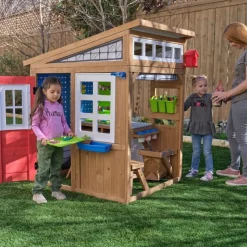 Outdoor Playhouses^KidKraft Hobby Workshop Wooden Playhouse