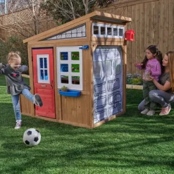 Outdoor Playhouses^KidKraft Hobby Workshop Wooden Playhouse