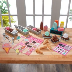 Play Kitchen Accessories^KidKraft Ice Cream Shop Play Pack
