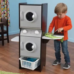 Pretend Play^KidKraft Laundry Play Set - Espresso