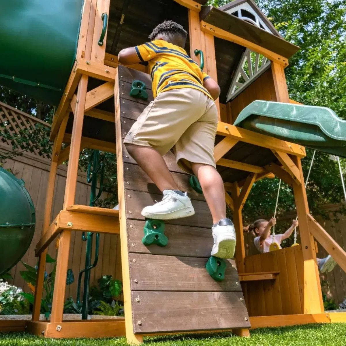 Swing Sets^KidKraft Laurel Retreat Swing Set