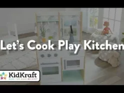 Play Kitchens^KidKraft Let's Cook Play Kitchen - Natural