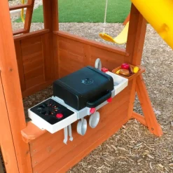 Swing Sets^KidKraft Lookout Extreme Wooden Swing Set / Playset