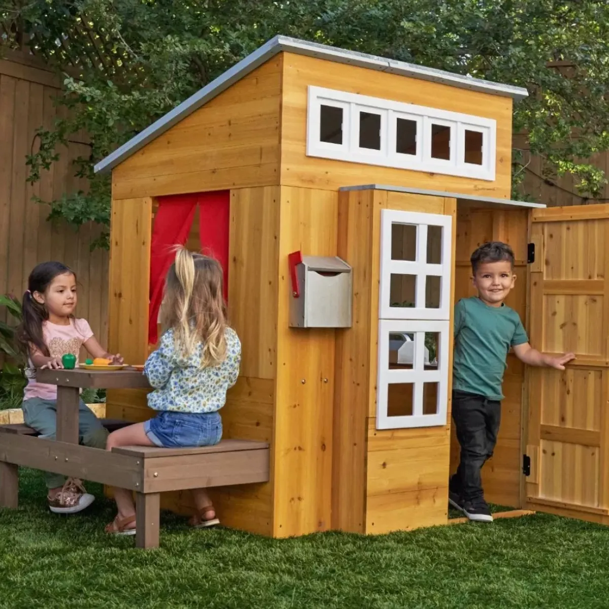 Outdoor Playhouses^KidKraft Modern Outdoor Playhouse