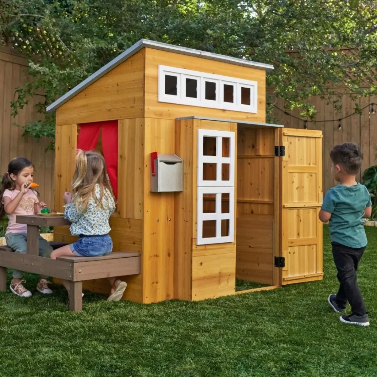 Outdoor Playhouses^KidKraft Modern Outdoor Playhouse