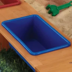 Sandboxes^KidKraft Outdoor Sandbox With Canopy - Navy & White