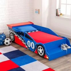 Bedroom^KidKraft Racecar Toddler Bed