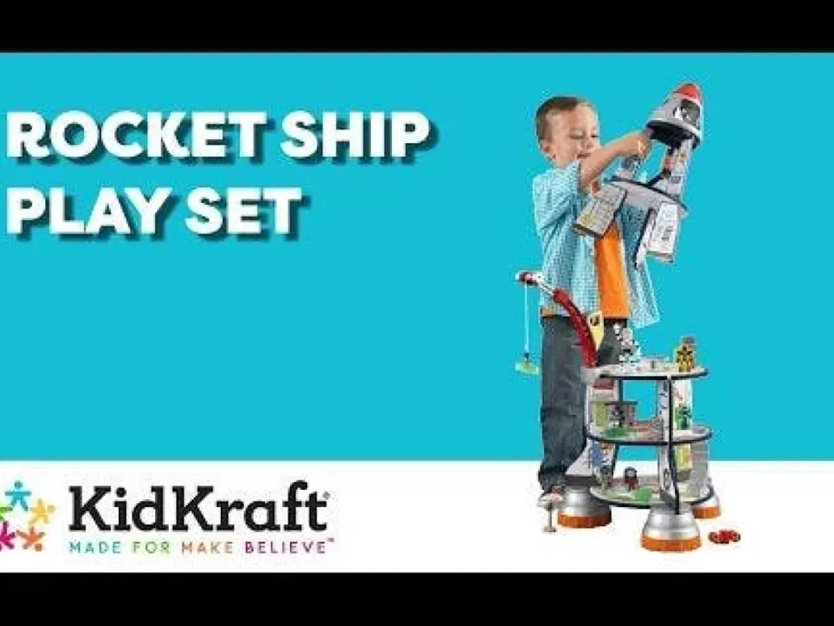 Play Sets^KidKraft Rocket Ship Play Set