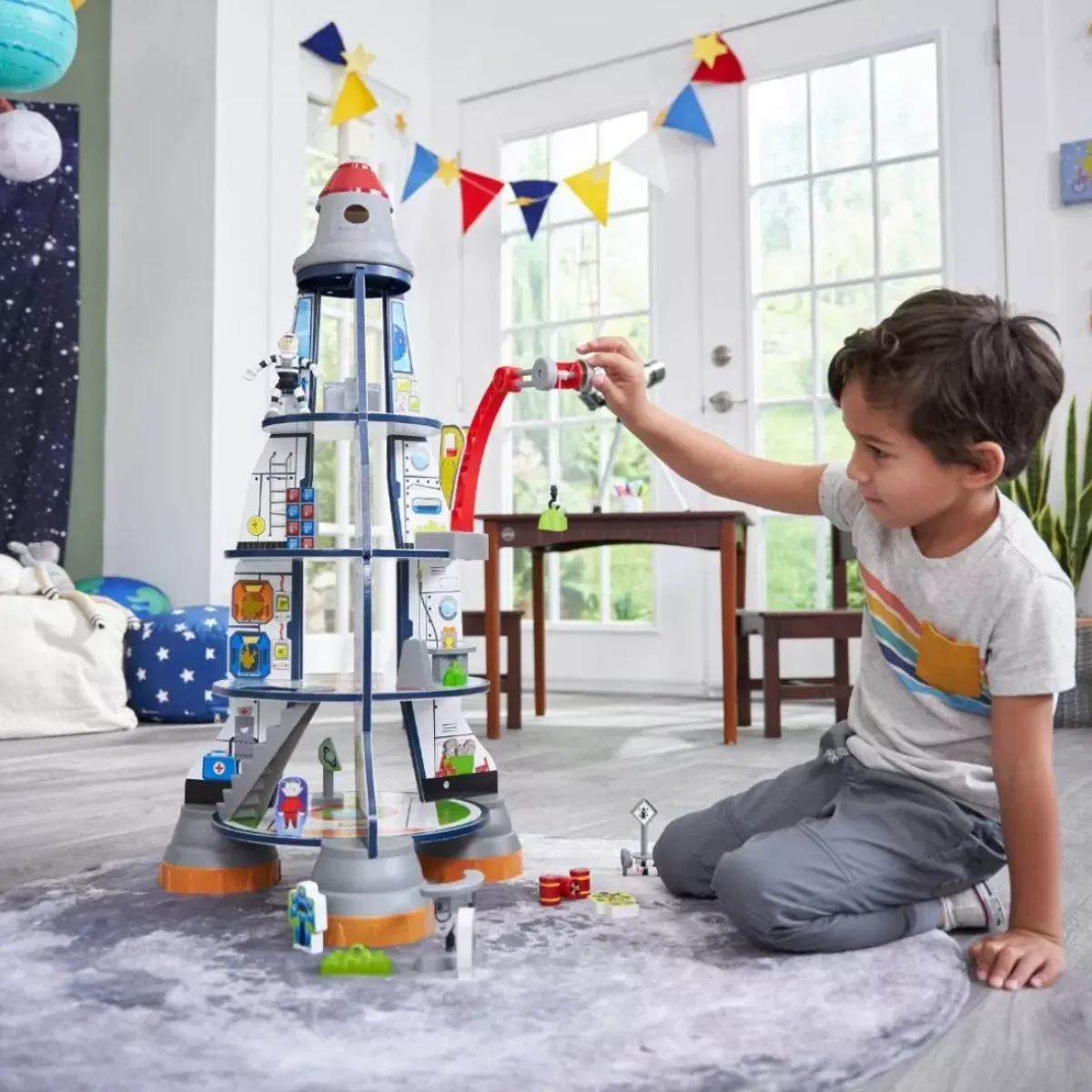 Play Sets^KidKraft Rocket Ship Play Set