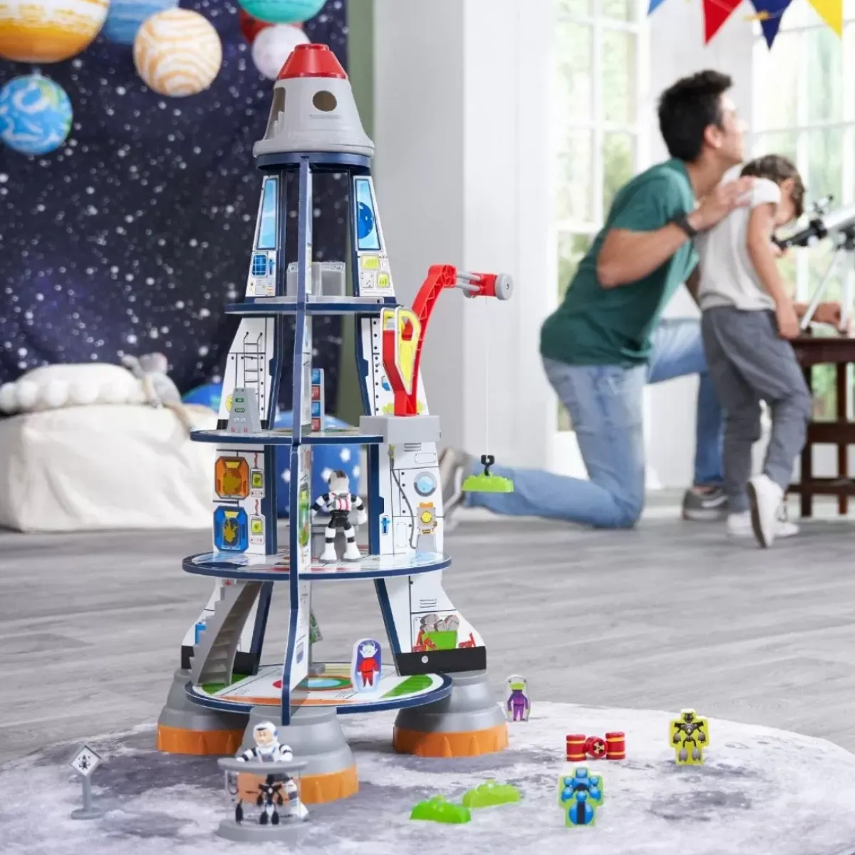 Play Sets^KidKraft Rocket Ship Play Set