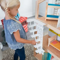 Dollhouses^KidKraft So Stylish Mansion Dollhouse With Ez Kraft Assembly™