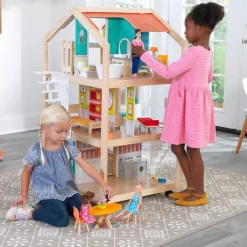 Dollhouses^KidKraft So Stylish Mansion Dollhouse With Ez Kraft Assembly™