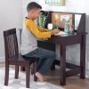 Bedroom^KidKraft Study Desk With Chair - Espresso