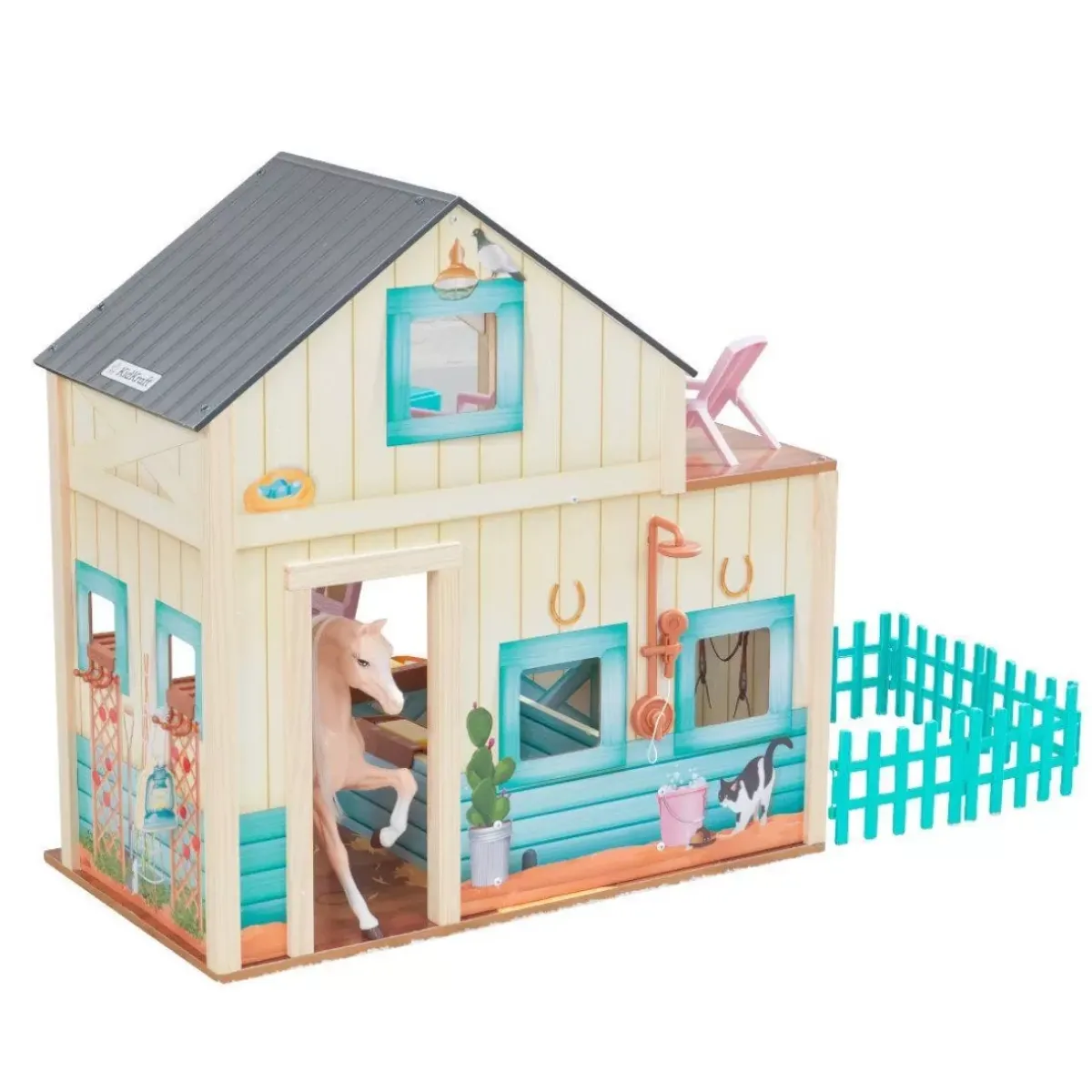 Play Sets^KidKraft Sweet Meadow Horse Stable