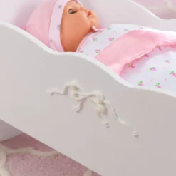 Doll Furniture^KidKraft Tiffany Bow Doll Cradle