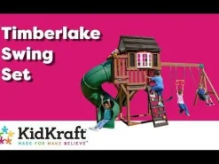 Swing Sets^KidKraft Timberlake Swing Set