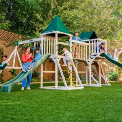 Swing Sets^KidKraft Titan Cliffs Swing Set