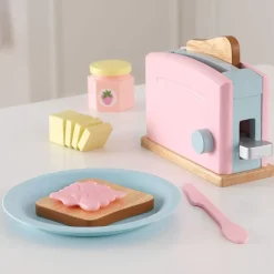 Play Kitchen Accessories^KidKraft Toaster Set - Pastel