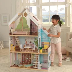 Dollhouses^KidKraft Zoey Dollhouse With Ez Kraft Assembly™