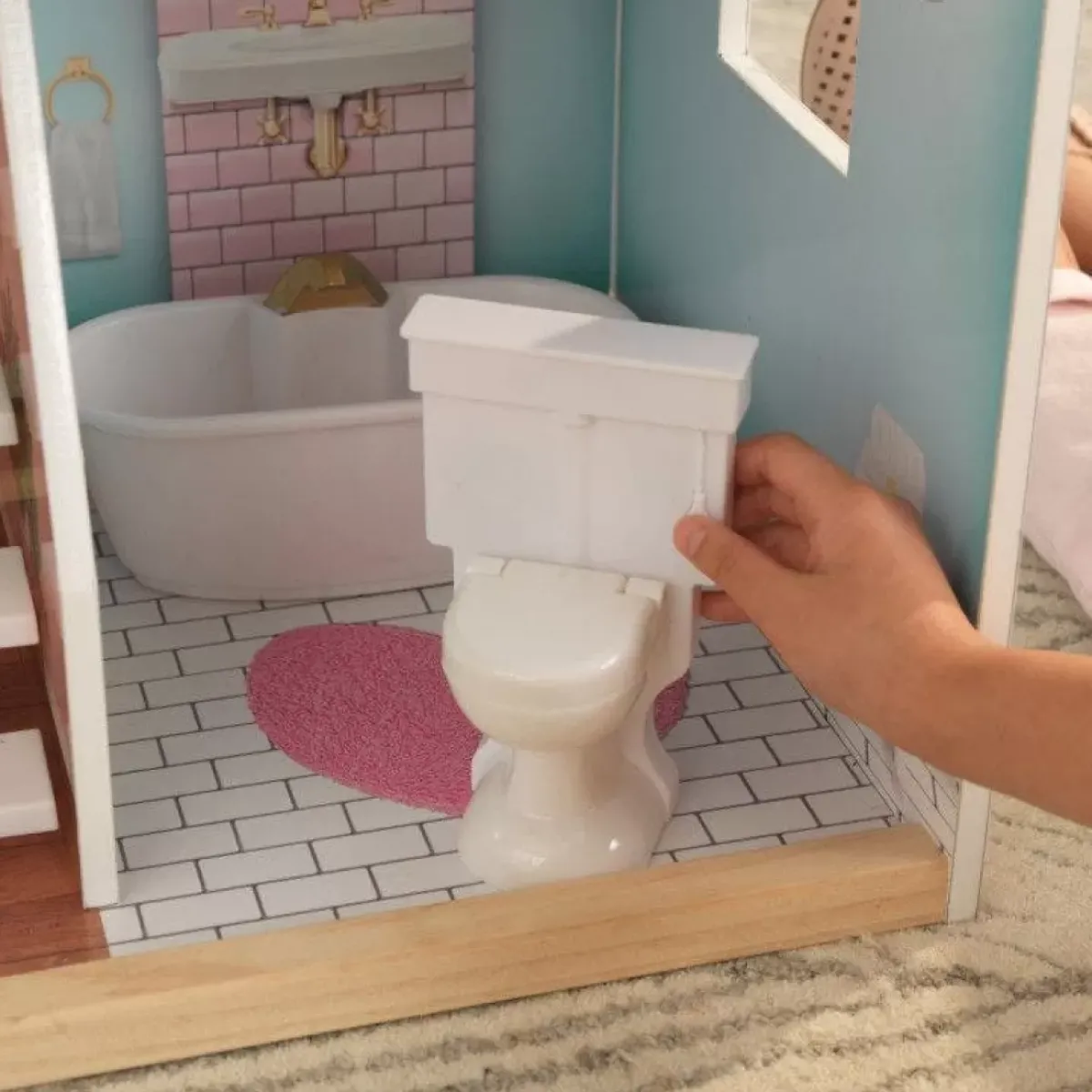 Dollhouses^KidKraft Zoey Dollhouse With Ez Kraft Assembly™